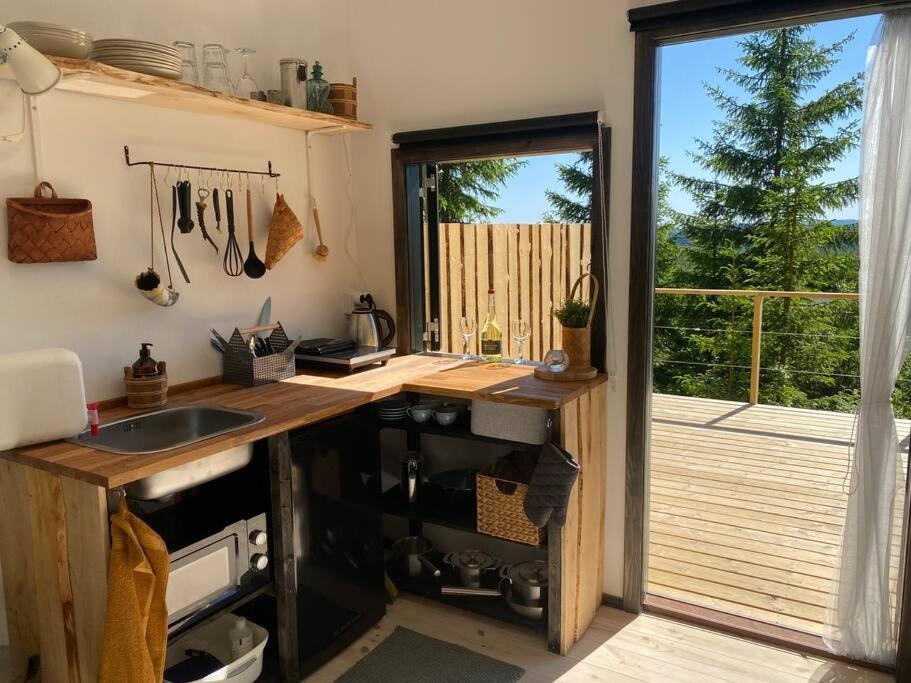 Forest Cabin With Stunning Mountain View & Sauna Torsby Exterior foto